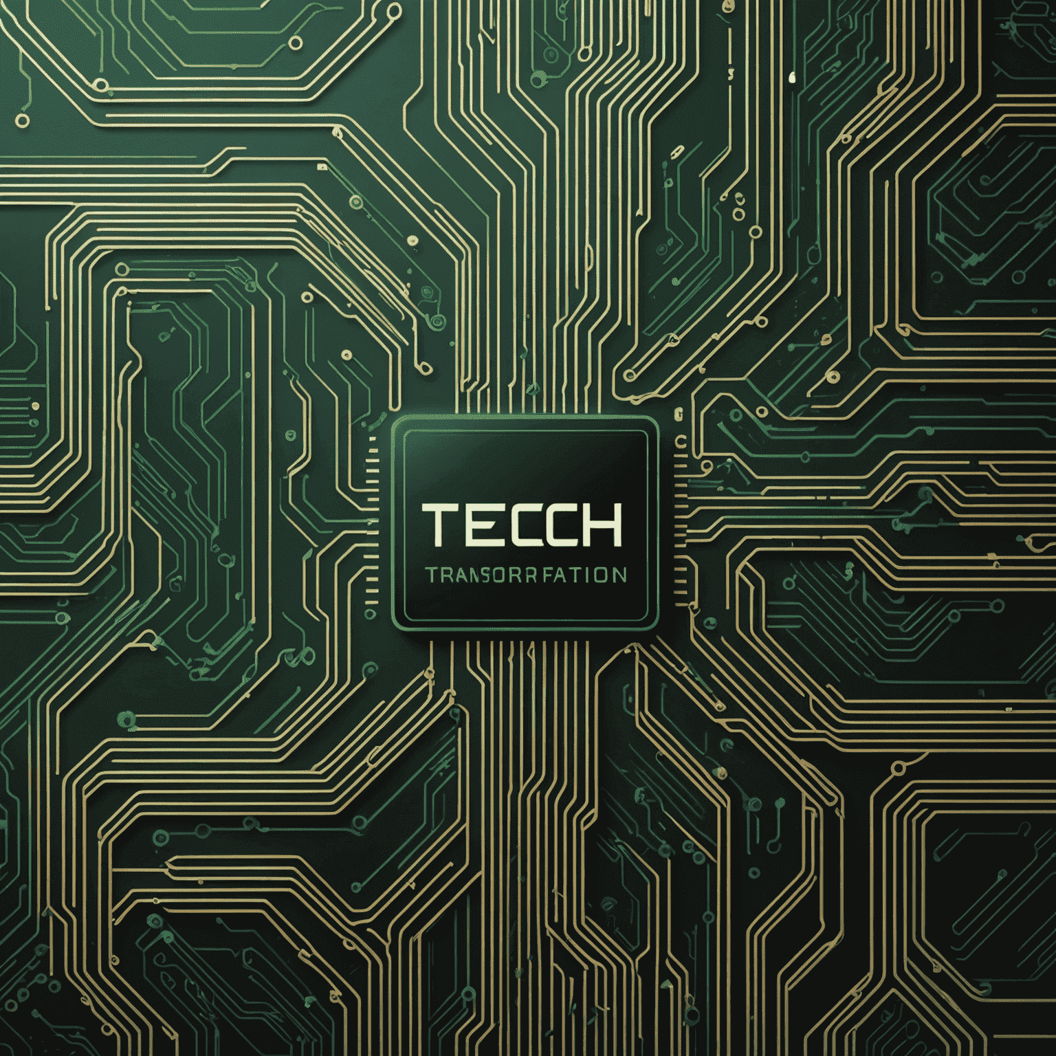 TechTransformationNow logo featuring a futuristic circuit board pattern